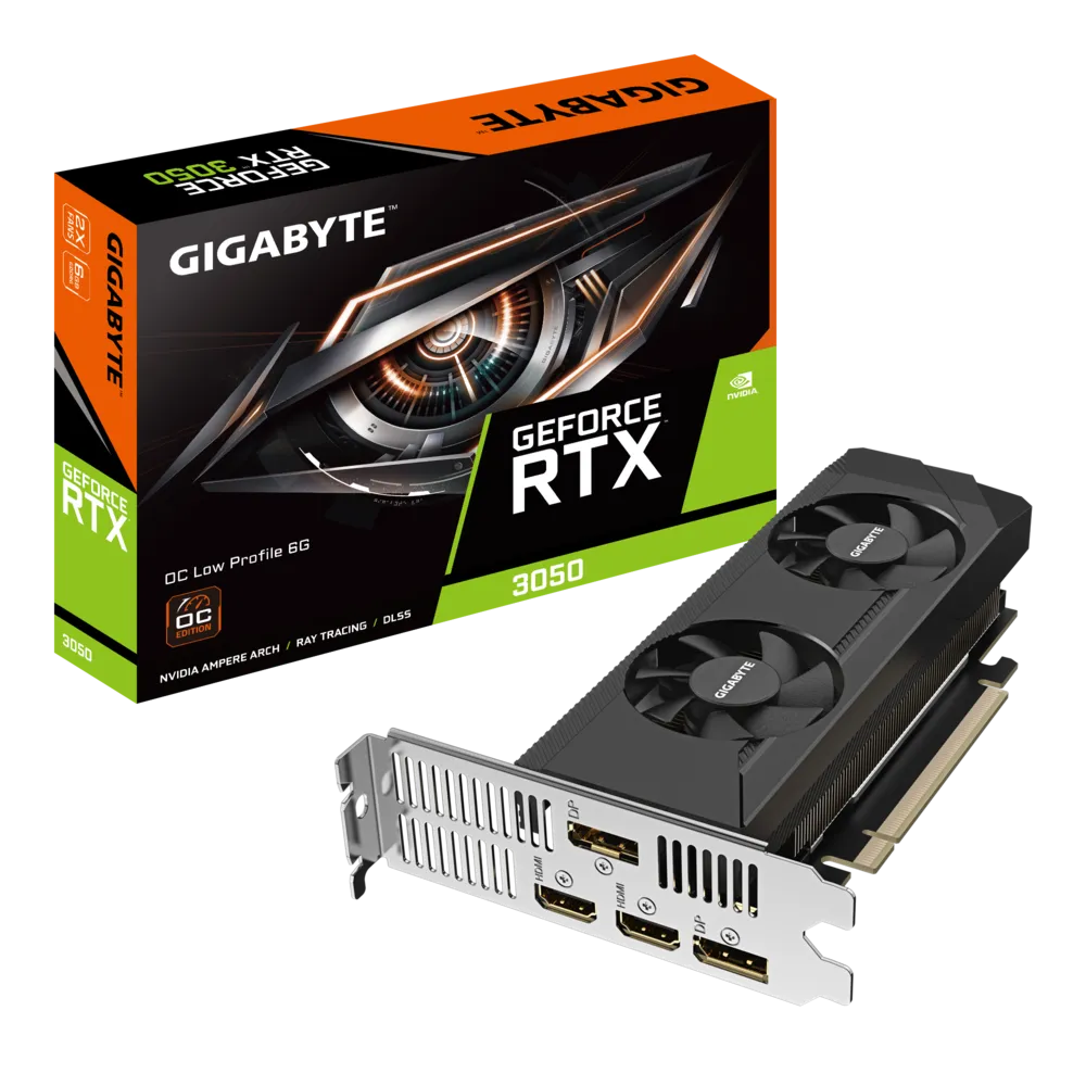 TARJETA DE VIDEO GIGABYTE NVIDIA GEFORCE RTX GV-N3050OC-6GL