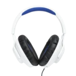 Headset JBL Alámbrico Gaming Quantum 100 Blanco y Azul