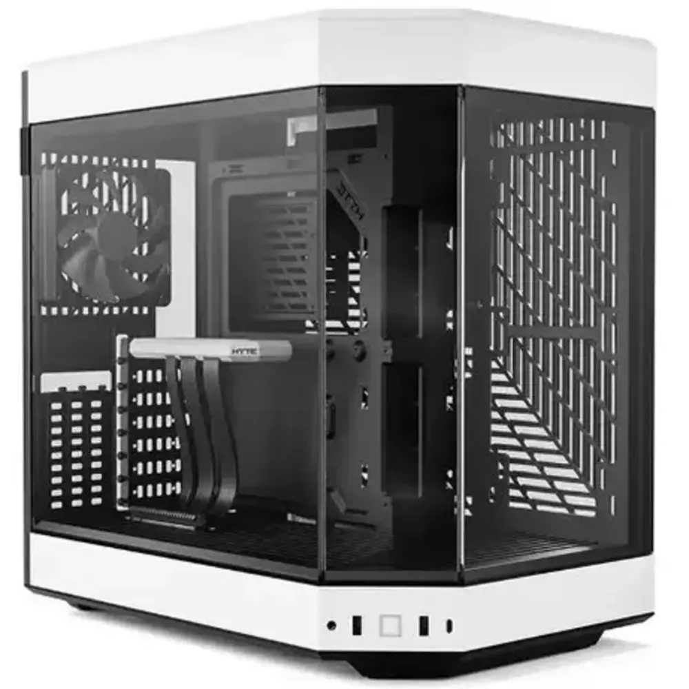 CASE GAMING HYTE Y60 ATX VIDRIO TEMPLADO CS-HYTE-Y60-WW BLANCO