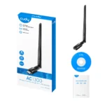 ADAPTADOR USB CUDY WU1400 AC1300 HIGH GAIN WI-FI USB 3.0