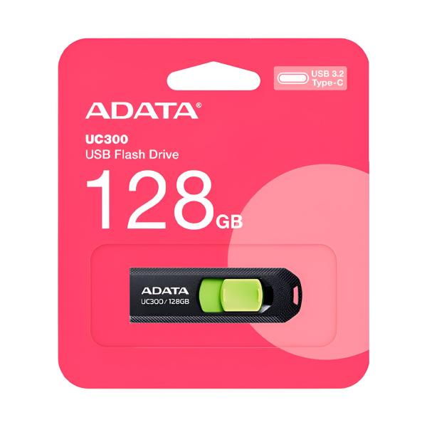 MEMORIA USB 3.2 128GB ADATA UC300 TYPE-C ACHO-UC300-128G-RBK/GN