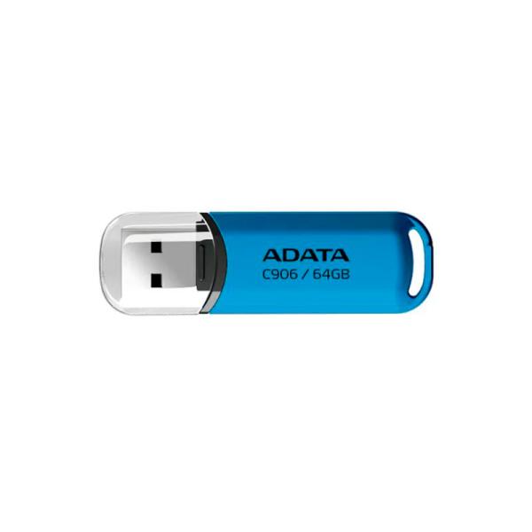 MEMORIA USB 2.0 64GB ADATA C906 BLUE AC906-64G-RWB