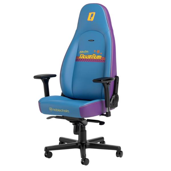 SILLA GAMING NOBLECHAIRS  ICON EDICIÓN FALLOUT NUKA-COLA QUANTUM CUERO SINTÉTICO NBL-ICN-PU-NCQ