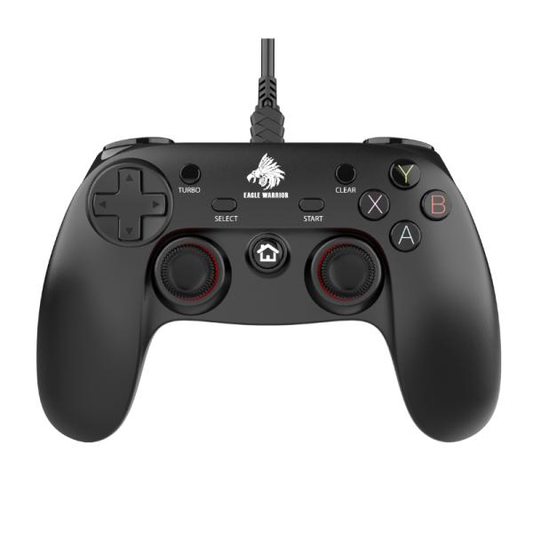 GAME PAD EAGLE WARRIOR EG-C1059T COMPATIBLE CON ANDROID / PC / PS3 Y XBOX ALAMBRICO USB CON XINPUT