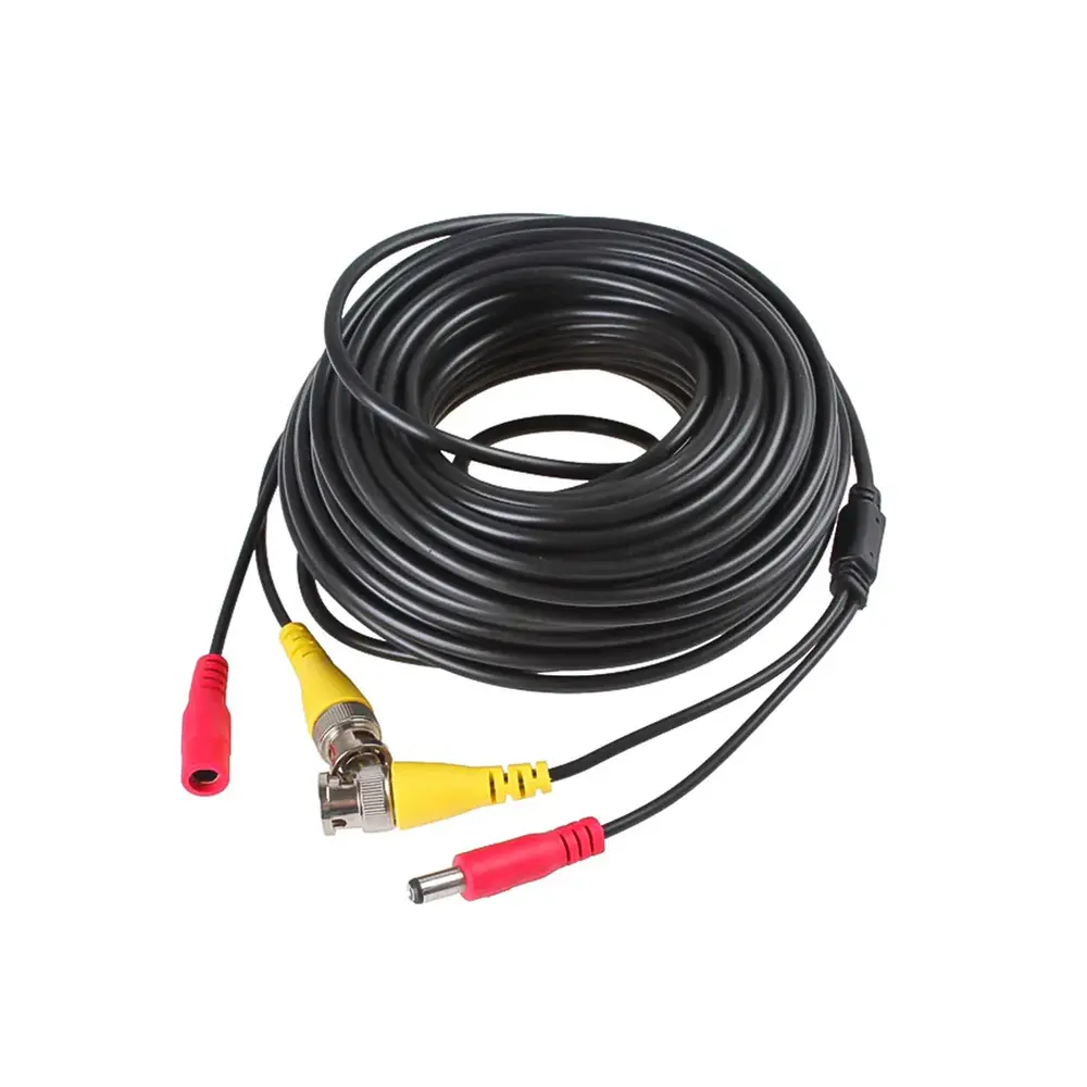 CABLE 20M CON CONECTOR BNC Y DC PARA CAMARA A DVR