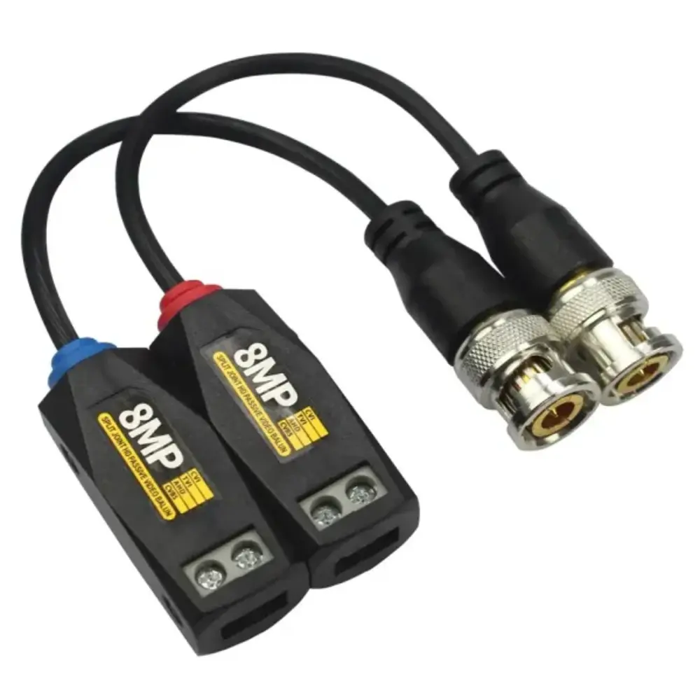 BALUN TPLINK PASIVO DE VIDEOTRANSMISOR HDCVI/AHD/ANALOGO/TVI 8MP