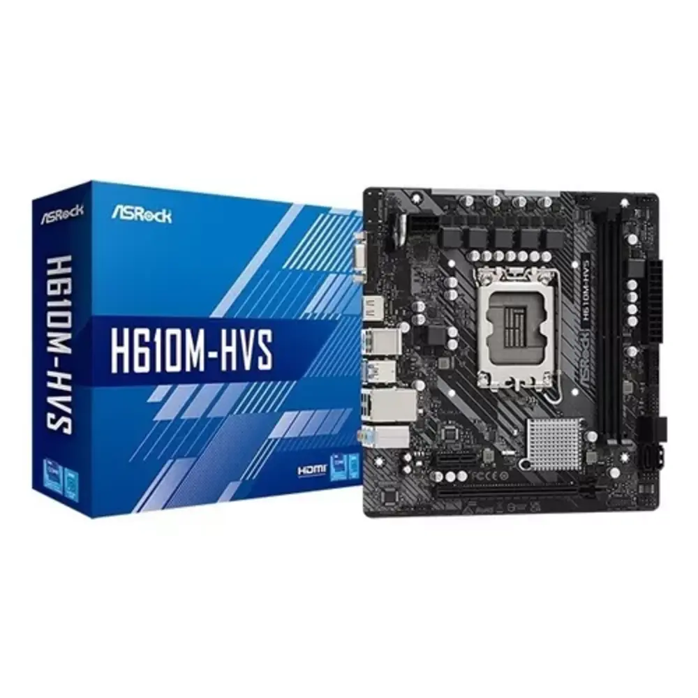 TARJETA MADRE ASROCK H610M-HVS / M.2 – R2.0 LGA 1700 DDR4