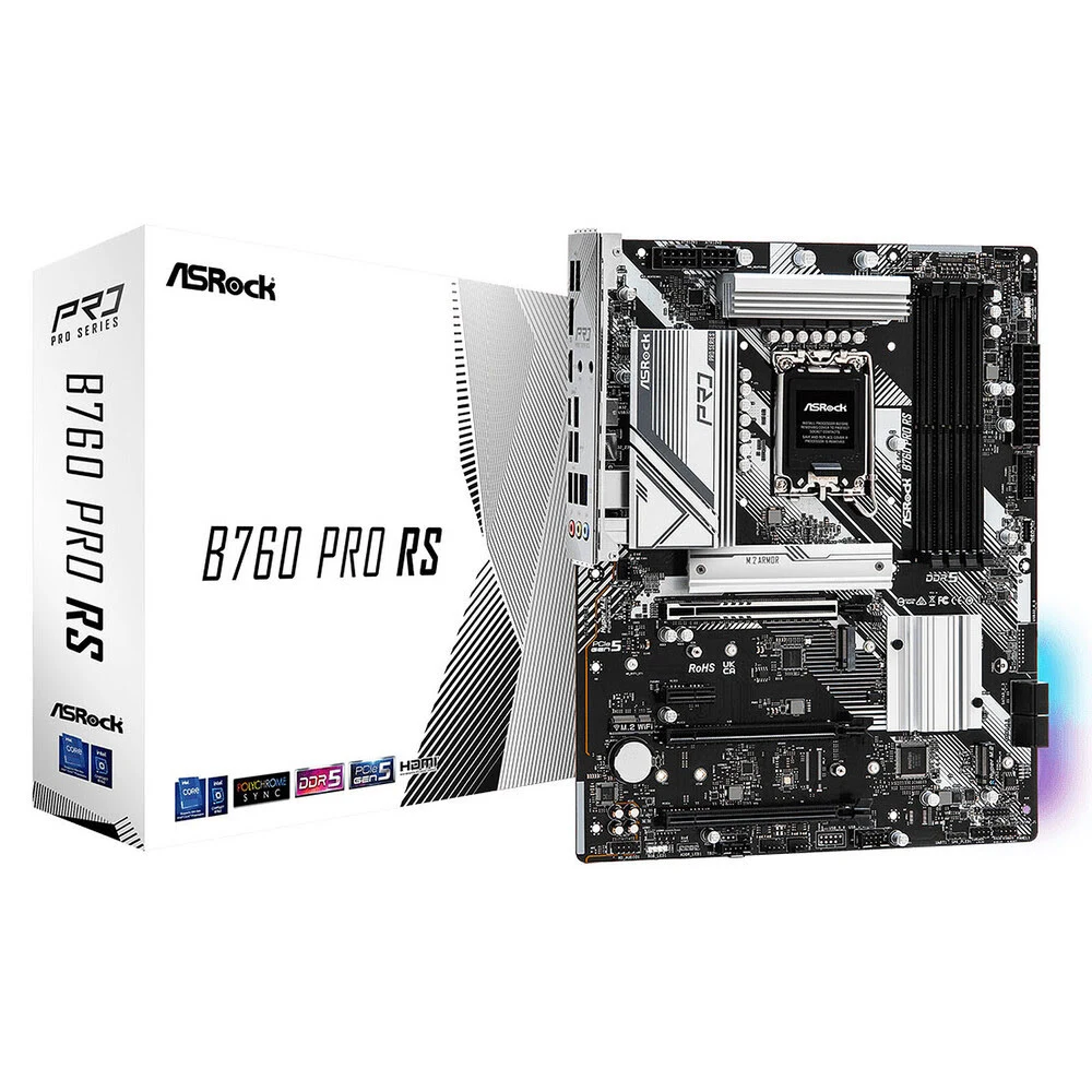 TARJETA MADRE ASROCK B760M PRO RS LGA 1700 DDR5