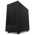 nzxt h5 flow compact mid tower atx case black - Image 3
