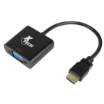 Xtech - Video adapter - 19 pin HDMI Type A - VGA - Black - XTC-363 - Image 2