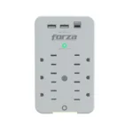 Forza FWT-631USBC – Protector contra sobretensiones (montaje en pared) – CA 125 V – 1875 vatios