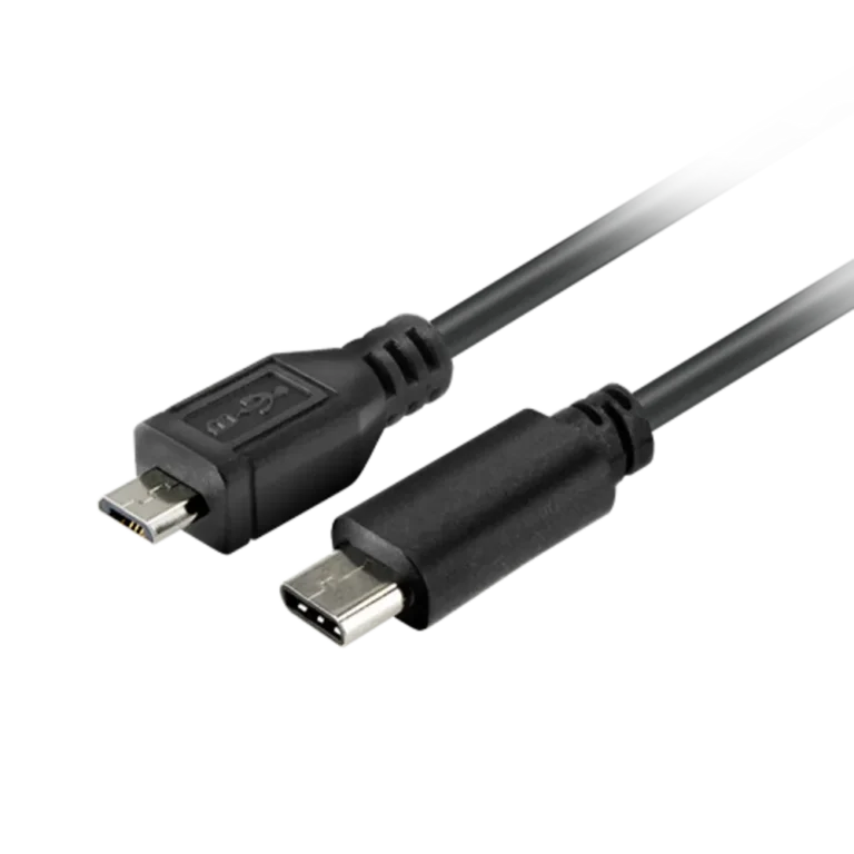 Cable con conector Tipo C macho a micro-USB macho
