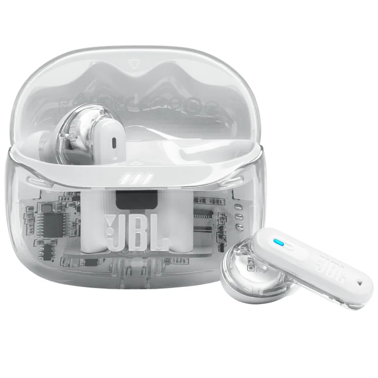JBL Tune Beam 2 Ghost Edition White