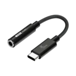 Xtech – Headphone Jack Adapter – 24 pin USB-C – 3.5mm TRRS – 10 cm – Black – USB-C (M) to 3.5 mm(f) XTC-509