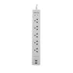 Forza – Surge protector – AC 110/220 V – 5 Tomas de Corriente – UNV NEMA 2USB 5ft WH