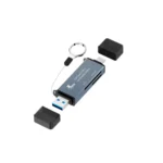 Xtech XTC-580 - Card reader - SD / MicroSD - USB 3.0/USB-C - OTG card reader - Image 2
