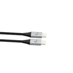 Xtech - USB cable - USB Type C - 3.66 m - Black & silver - (m) to (m) Braided XTC-533 - Image 2