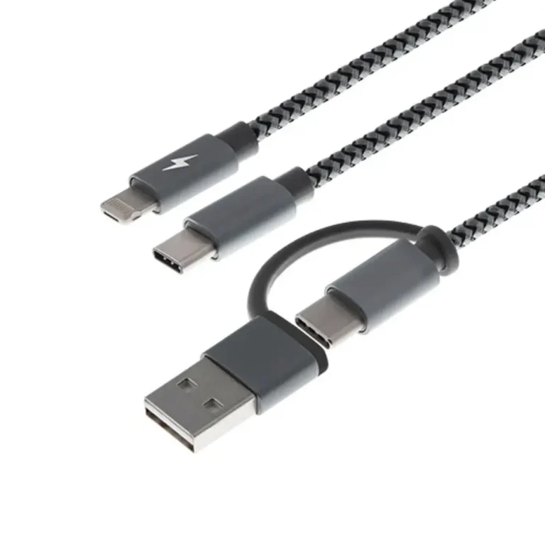 Cable multifuncional para carga 5 en 1