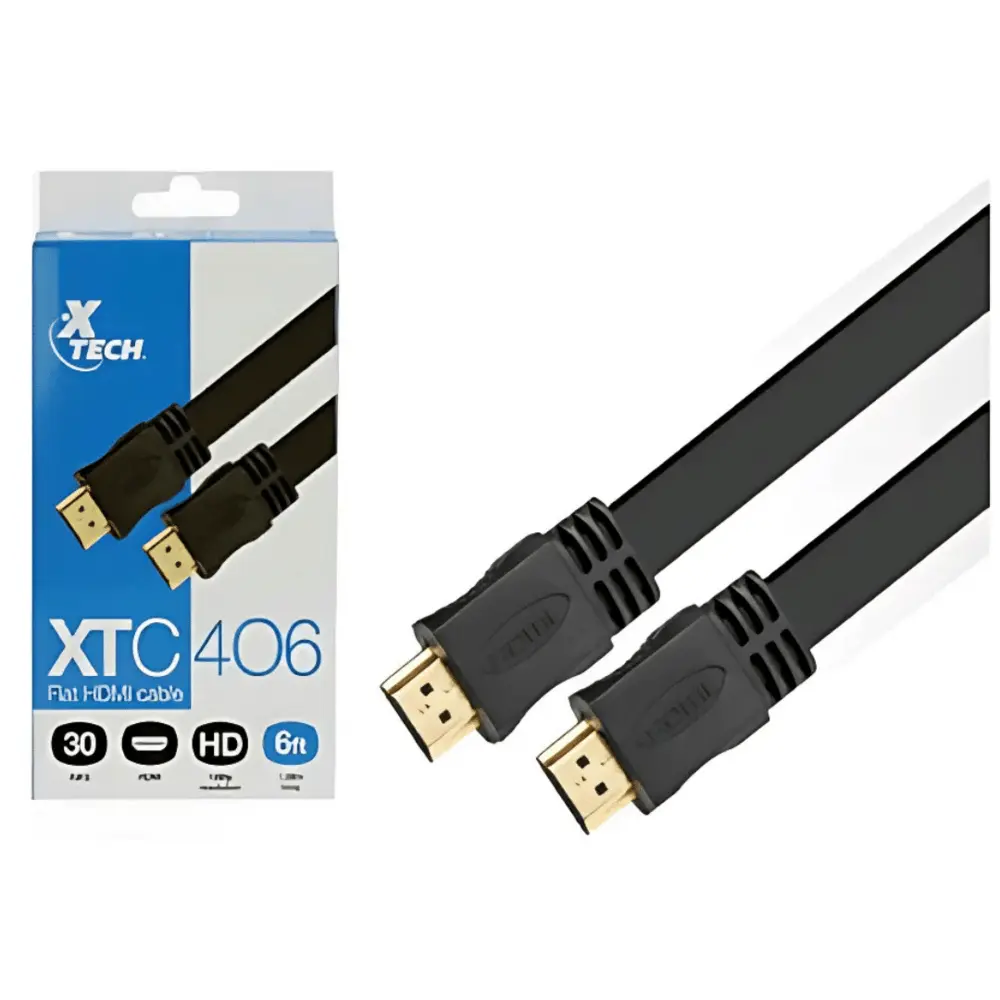 Cable HDMI plano con conector macho a macho