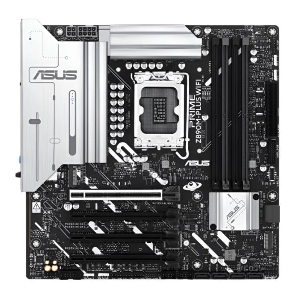 TARJETA MADRE ASUS PRIME Z890M-PLUS WIFI LGA 1851 DDR5 3X M.2 + 4X SATA USB 3.2 WIFI 7 1X PCIE 5.0 AURA SYNC RGB 90MB1J80-M0EAY0