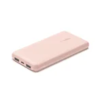 Belkin - Cargador portátil - 10000 mAh - 18 vatios - 3 conectores de salida (24 pin USB-C, 2 x USB) - oro rosa - Image 2