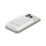 Belkin - Power bank - 15 Watt - Lithium - Para Universal - Qi2 5.000 mAh Stand White - Image 3