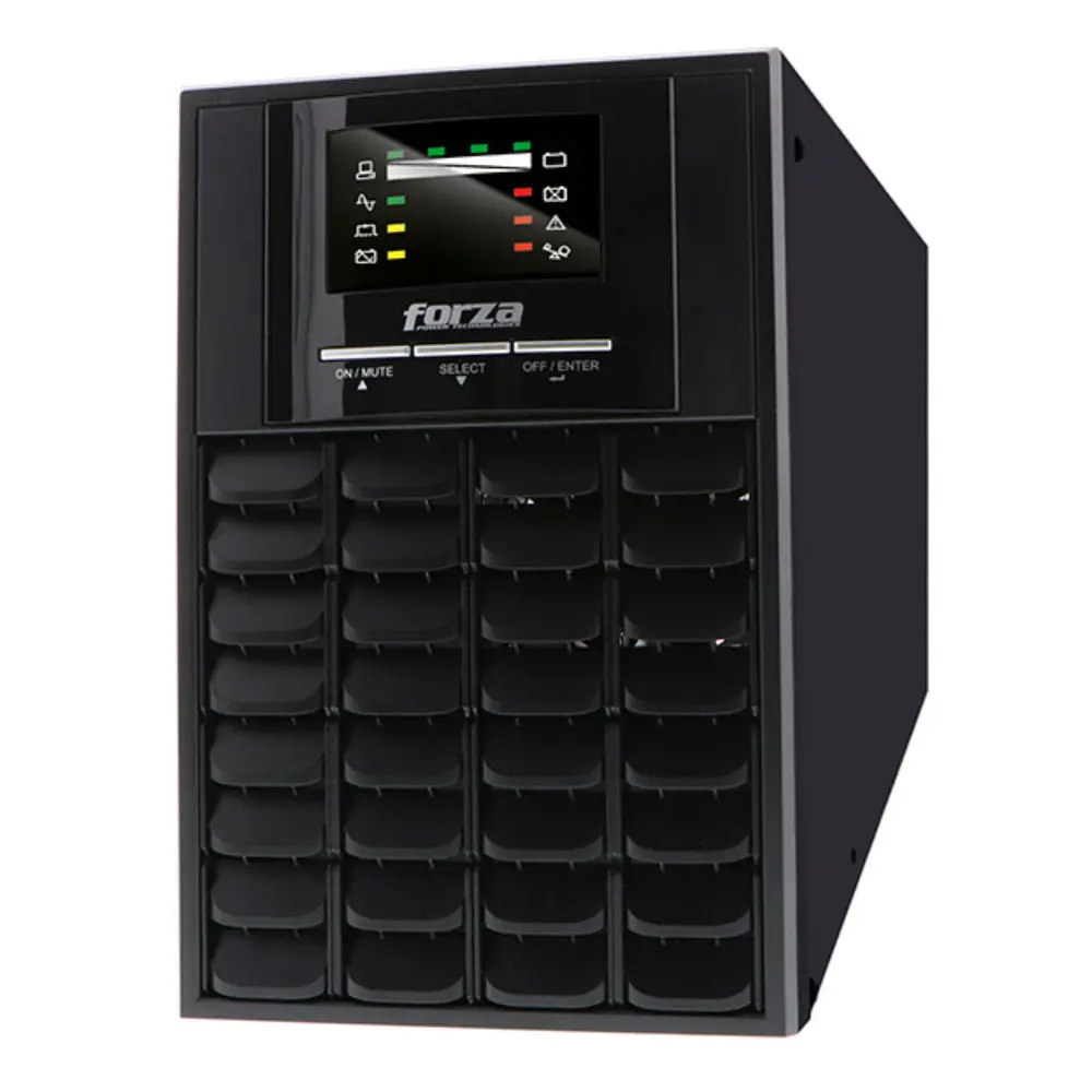 Forza Power Technologies Forza – UPS – On-line – 1000 VA – AC 110/120 V – 700W 3-NEMA USB
