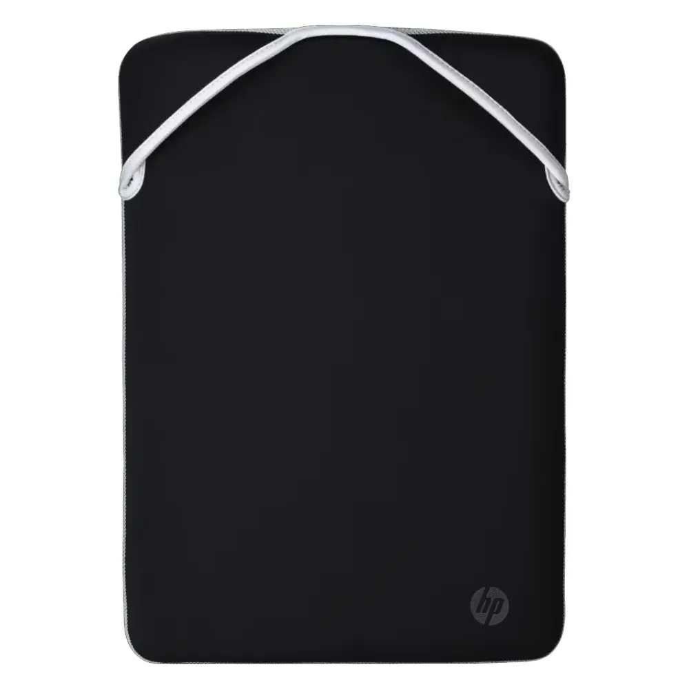 HP – Funda para portátil – 14.1″ – Negro plateado – Protector reversible
