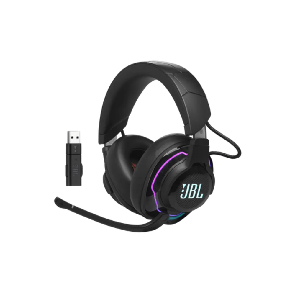 JBL Quantum 910 Wireless – Auricular – tamaño completo – Bluetooth/radiofrecuencia de 2,4 GHz