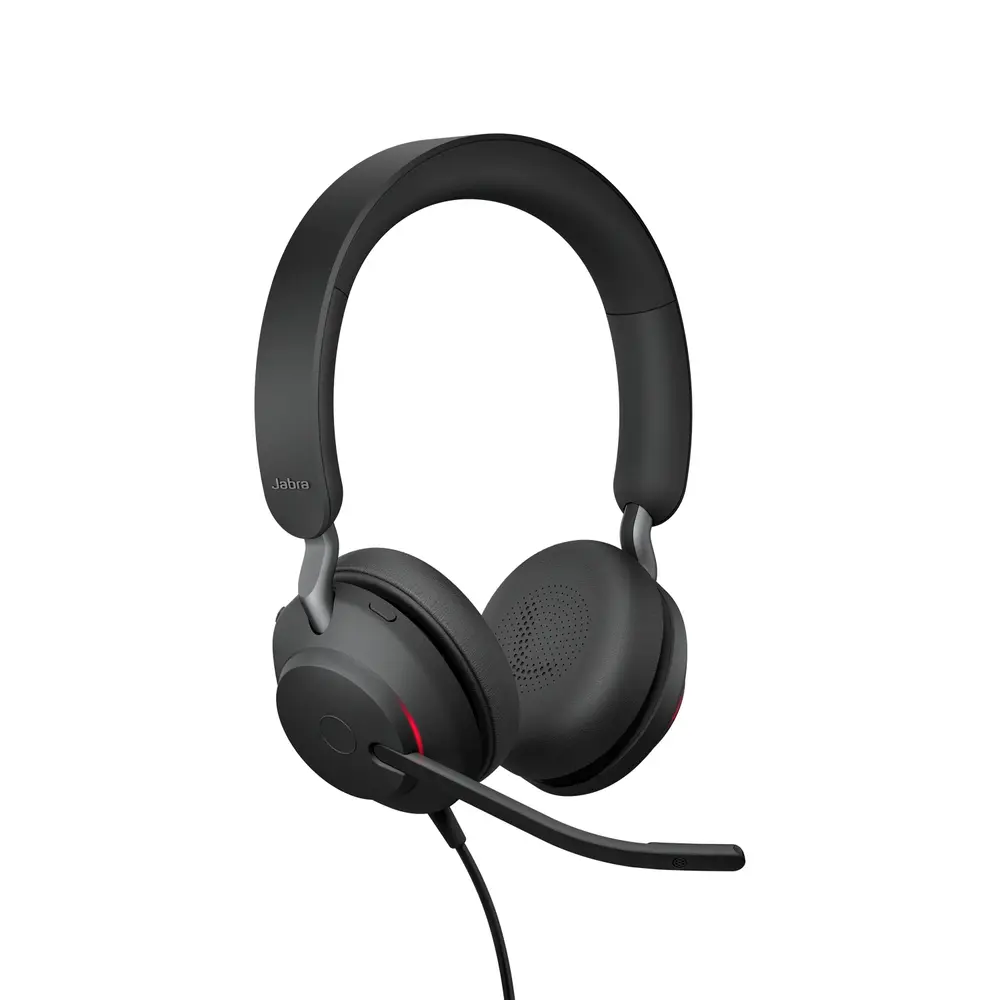 Jabra Evolve2 40 SE UC Stereo – Auricular – en oreja – cableado – USB-C – aislamiento de ruido – optimizado para UC