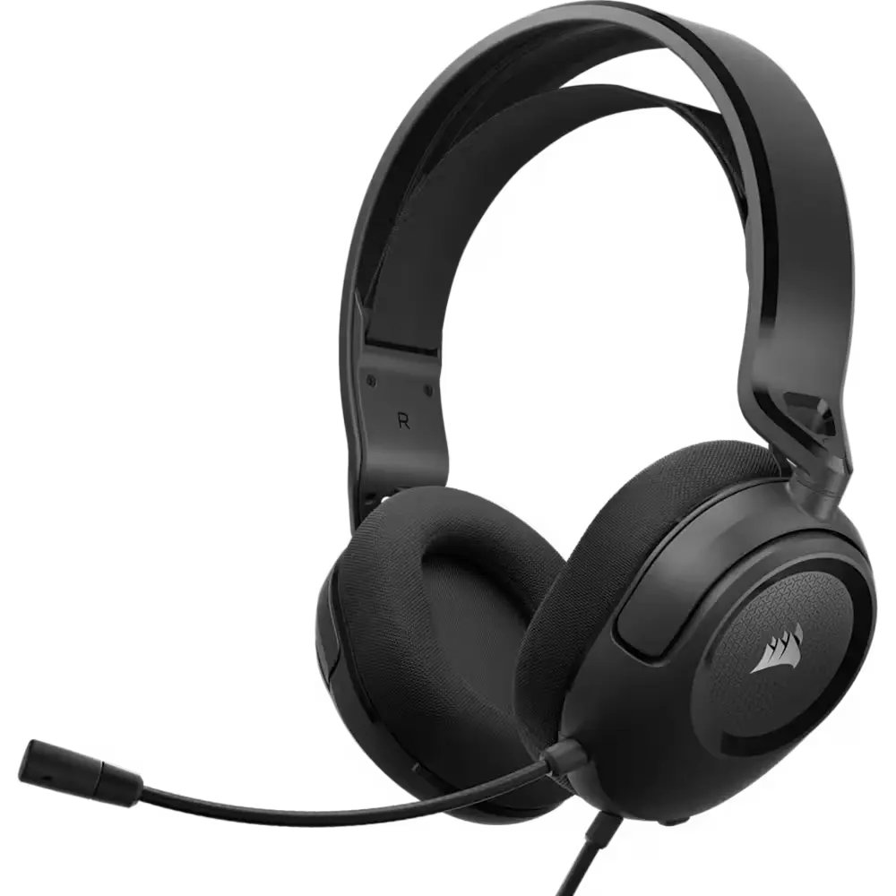 HEADSET GAMING CORSAIR HS35 V2 ALÁMBRICO 3,5MM COMPATIBLE CON PC MAC XBOX Y PLAY STATION CA-9011377-NA NEGRO