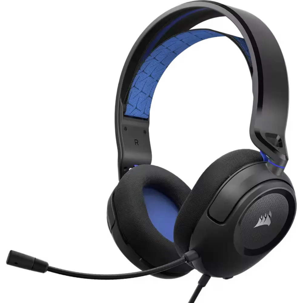 HEADSET GAMING CORSAIR HS35 V2 ALAMBRICO 3.5MM CA-9011383-NA NEGRO/AZUL