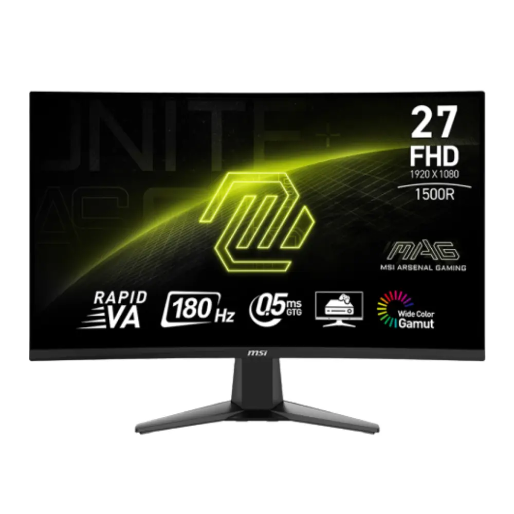 MONITOR MSI MAG 27C6F 27 INCH CURVO FULL HD RAPID VA 180HZ 1MS