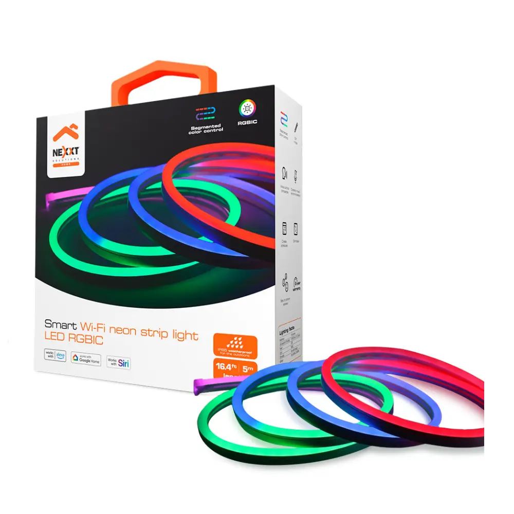 Cinta de luz neón LED RGBIC