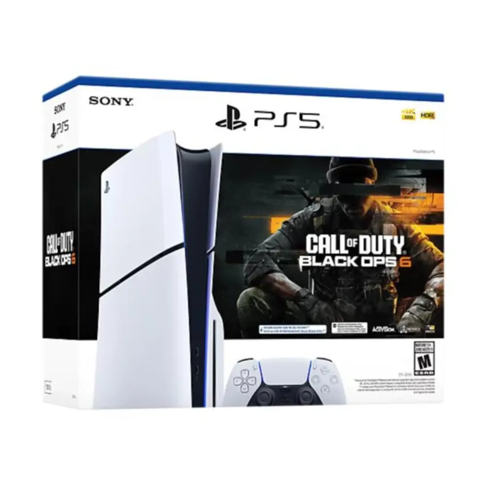 SONY PS5 SLIM DISCO: CALL OF DUTY BLACK OPS 6 BUNDLE USA