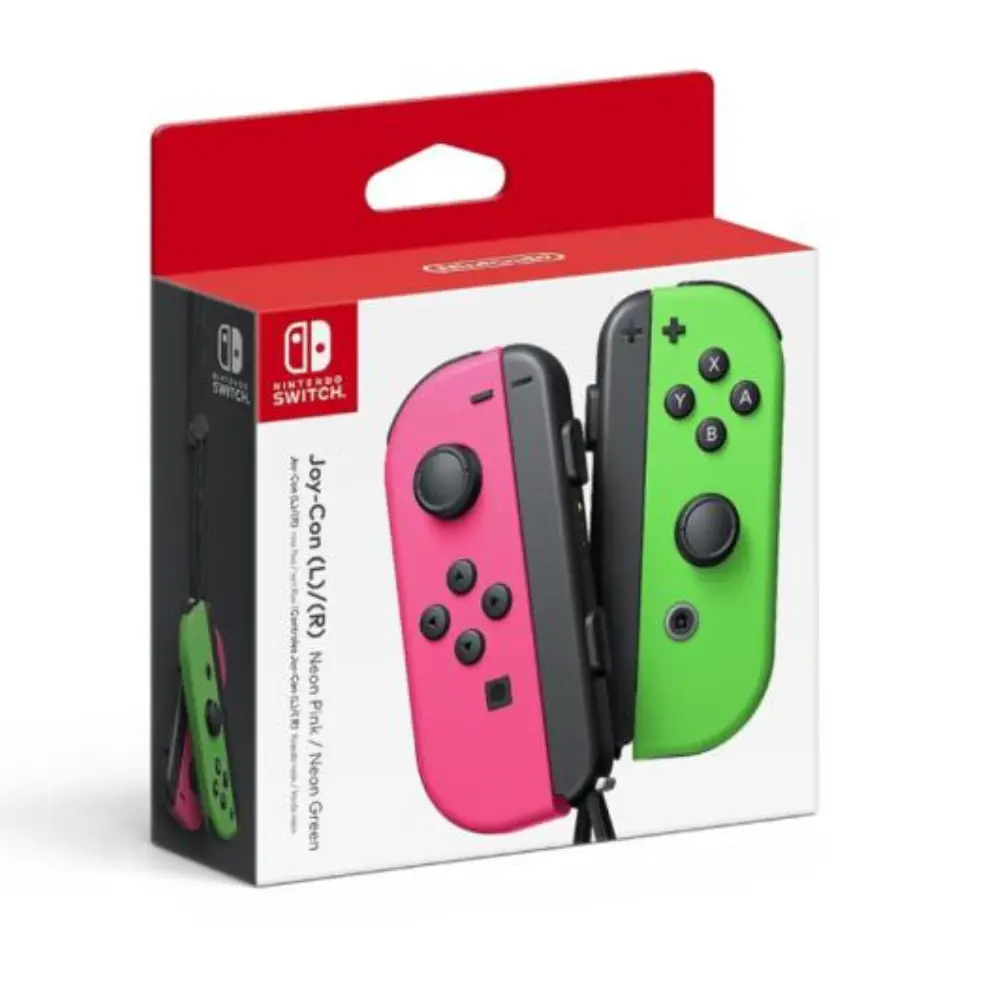 NINTENDO SWITCH CONTROL JOY-CON (L/R) NEON PINK/NEON GREEN
