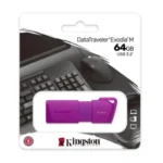 MEMORIA USB KINGSTON 64GB DT EXODIA M DTXM NEON PURPLE