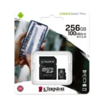 MEMORIA MICROSD KINGSTON 256GB CANVAS SELECT PLUS 100R A1 C1