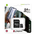 MEMORIA MICROSD KINGSTON 64GB CANVAS SELECT PLUS 1OOR A1 C10