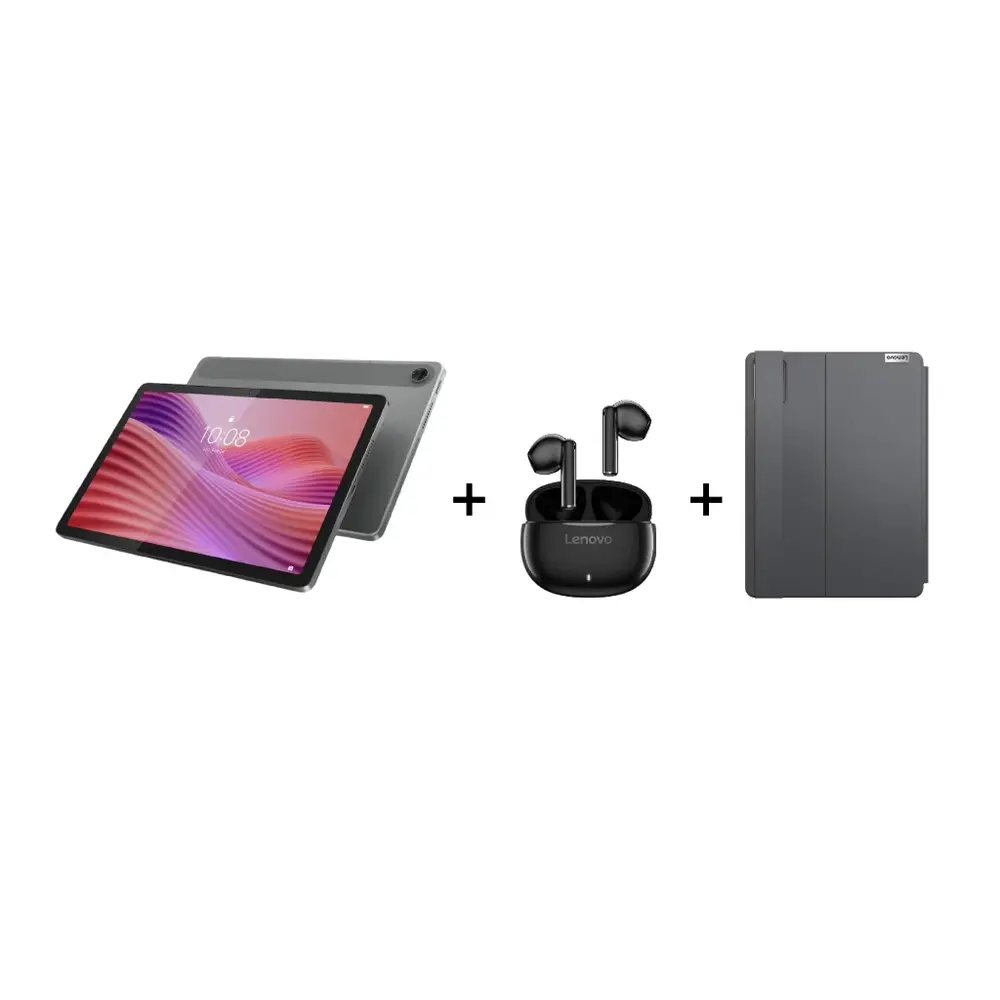 Tablet 128GB + Audífonos Inalámbricos + Funda Tipo Folio