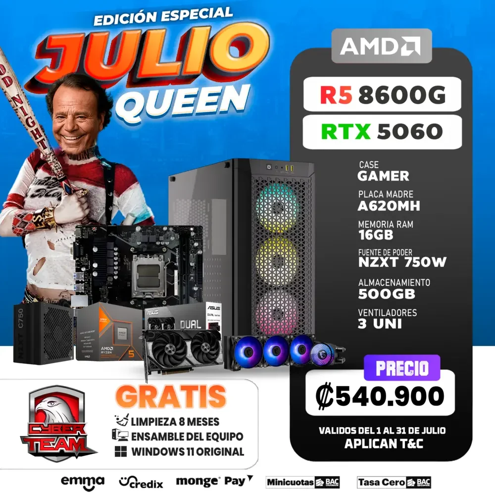 PC GAMING RYZEN 5 8600G RTX 5060