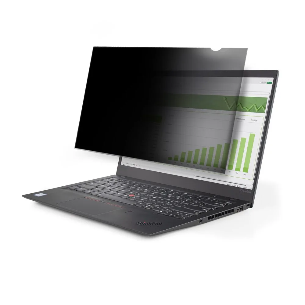 StarTech.com 14in Lap14in Laptop Privacy Screen, Anti-Glare Privacy Filter for Widescreen (16:9) Displays, Laptop Monitor Screen Protector with 51% Blue Light