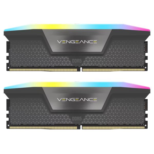 MEMORIA RAM PC 32GB (2 X 16GB) CORSAIR VENGEANCE RGB DDR5 6400MHZ CL36 CMH32GX5M2B6400Z36