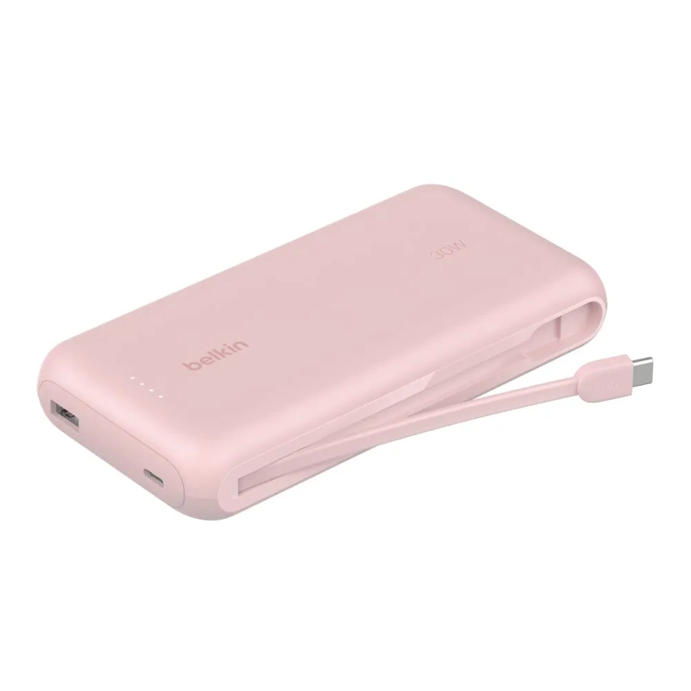 Belkin – Power bank – Lithium – Para Universal / Para iPhone 13 – 20k 30WPD + Integrated USB-C C