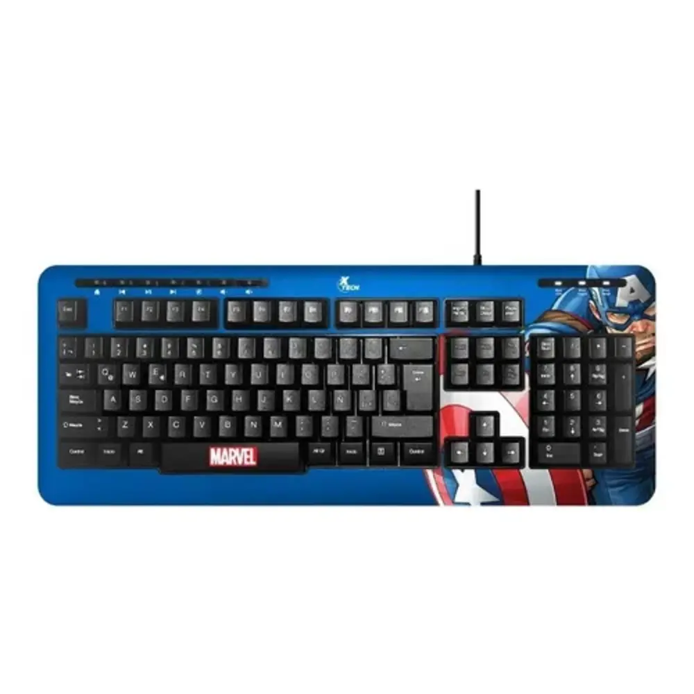 TECLADO CAPITAN AMERICA