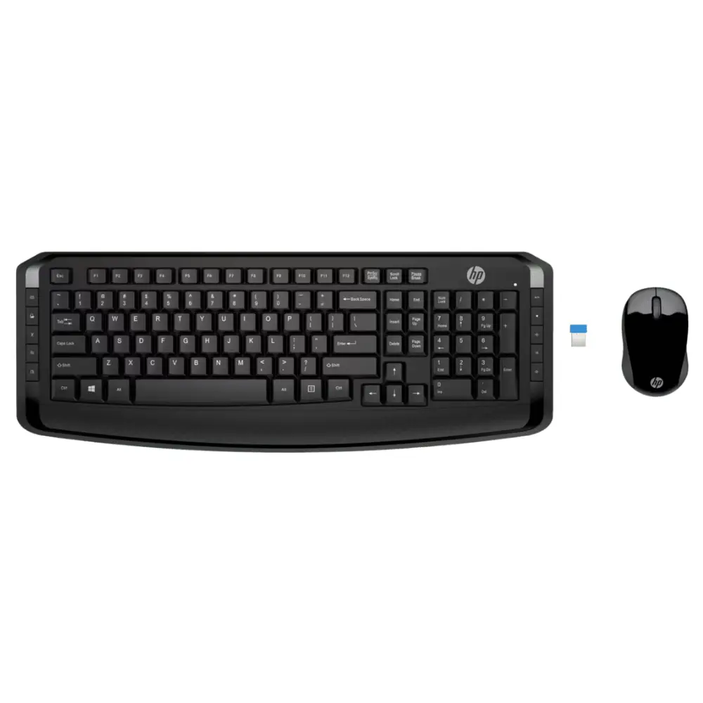 HP 300 – Juego de teclado y ratón – inalámbrico – Latinoamérica