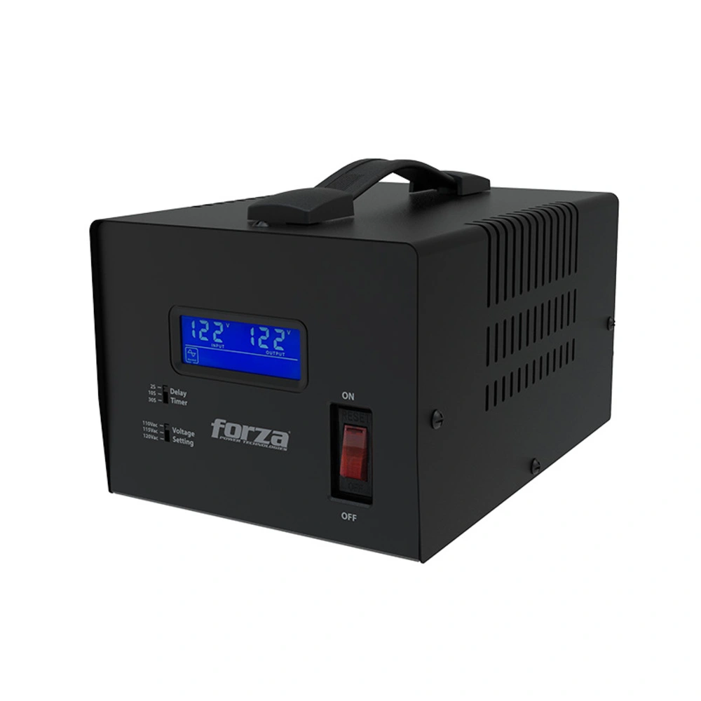 Forza – Automatic voltage regulator – External – AC 110/120 V – 4 Tomas de Corriente – 3600 VA