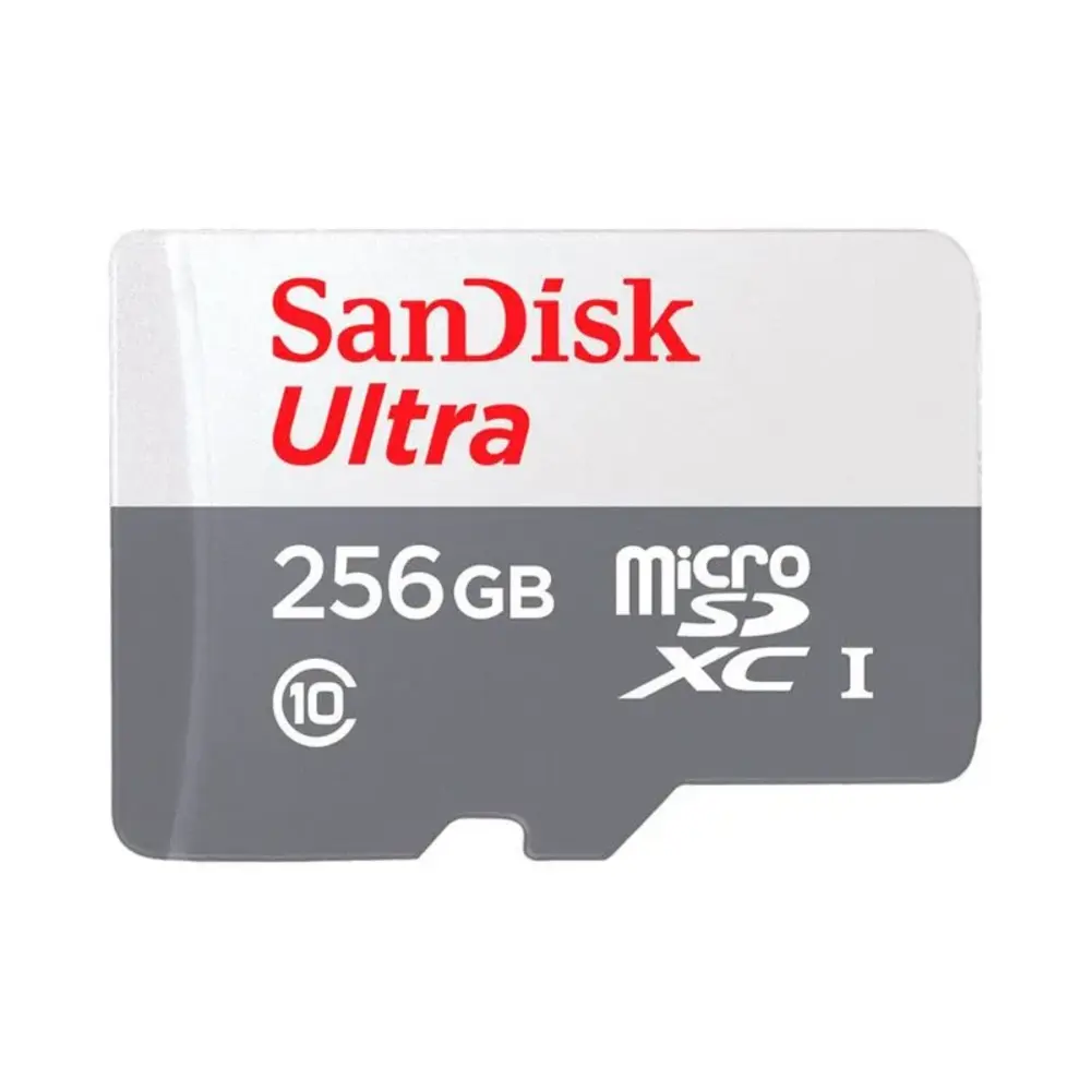 SanDisk Ultra – Tarjeta de memoria flash (adaptador microSDXC a SD Incluido) – 256 GB – Class 10 – microSDXC UHS-I