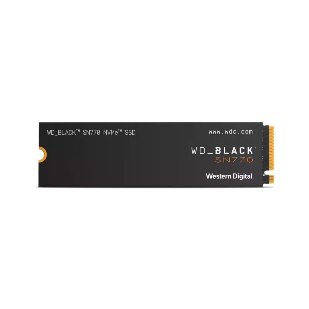 WD_BLACK SN770 WDS100T3X0E – SSD – 1 TB – interno – M.2 2280 – PCIe 4.0 x4 (NVMe)