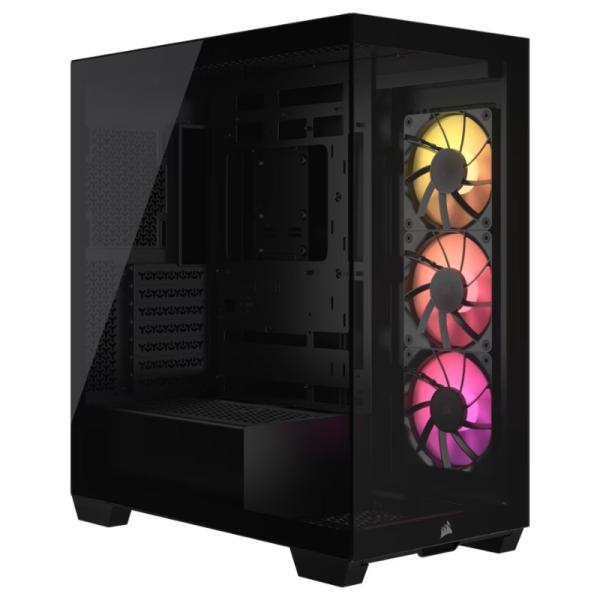 CASE CORSAIR 3500X ARGB TORRE MEDIA ACERO 3 ABANICOS LATERALES CC-9011278-WW